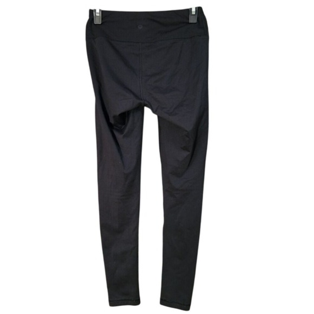 90 Degree by Reflex Womens XS Black High Waist Logo Leggings Performance Pants - Picture 2 of 5